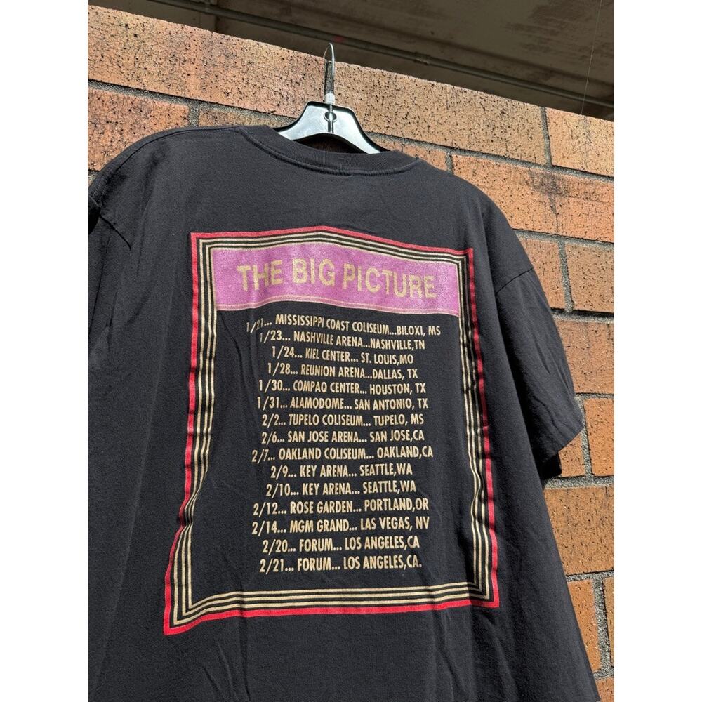 1997 Elton John 90s Vintage The Big Picture Tour Promo Band Tee Shirt Billy Idol - Picture 7 of 7